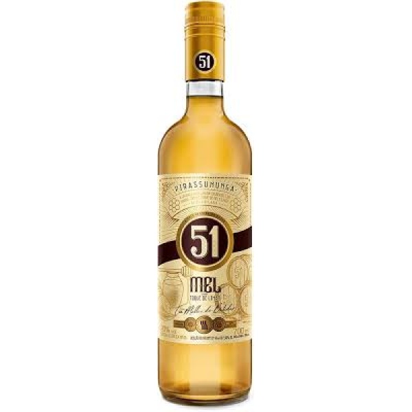 Cachaça Mel e Limão / Honey and Lemon Sugar Cane Spirit 51 - 740ml
