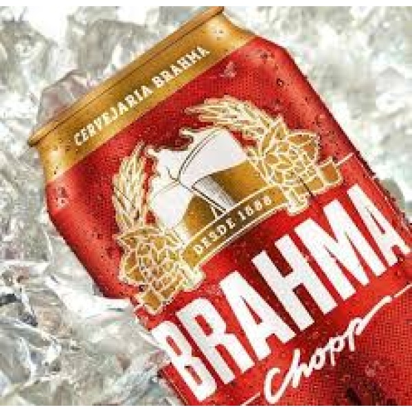 Cerveja Chopp Lata / Beer Chopp BRAHMA - 350ml