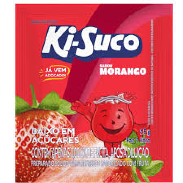 Refresco em pó de Morango / Strawberry Juice Powder KI-SUCO - 15g