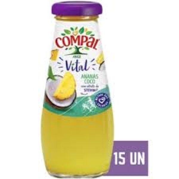 Suco Ananás e Coco / Pineapple and Coconut Juice COMPAL - 200ml