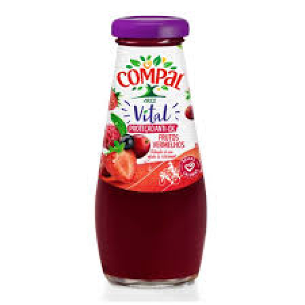 Suco de Frutos Vermelhos / Red Fruits Juice COMPAL - 200ml