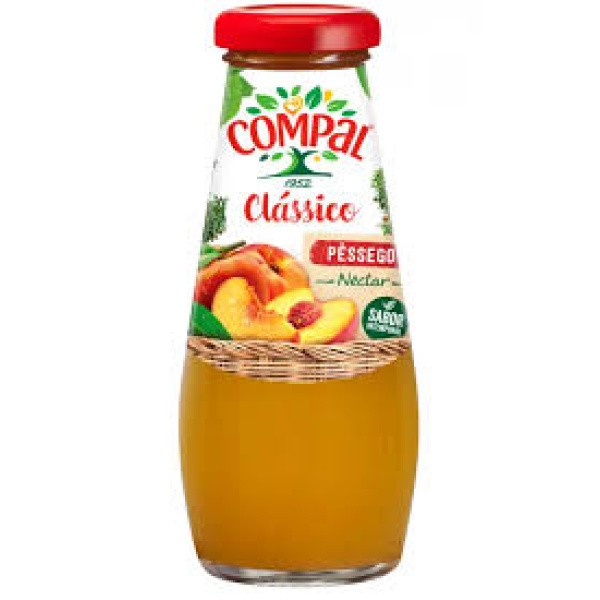 Suco de Pêssego / Peach Juice COMPAL - 200ml