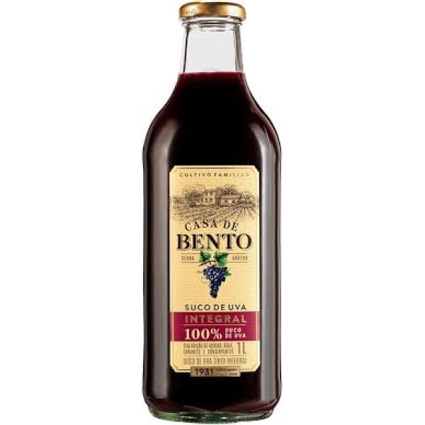Suco de Uva Integral / Grape Juice CASA DE BENTO - 1L