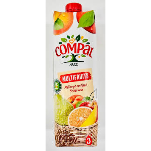 Suco Multi-Fruta / Multi-Fruit Juice COMPAL - 1L