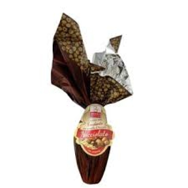 Ovo da Páscoa sabor Chocolate Preto com Avelã / Dark Chocolate with Hazelnuts Easter Egg STOCCO - 350g