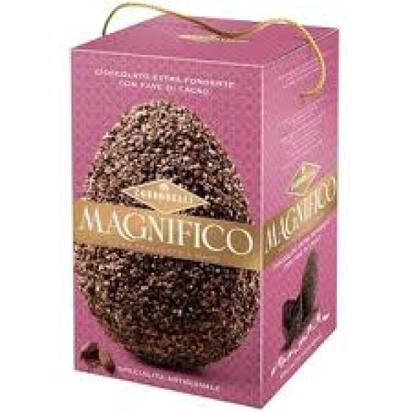 Ovo de Páscoa sabor Chocolate Preto com Grãos de Cacau / Dark Chocolate with Cocoa Beans Easter Egg CONDORELLI- 230g