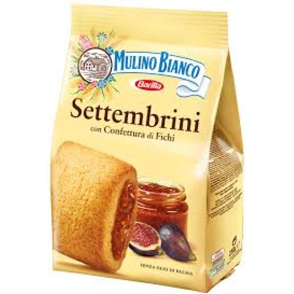 Biscoito Settembrini Recheado com Figo / Settembrini Biscuit Filled with Fig MULINO BIANCO - 200g