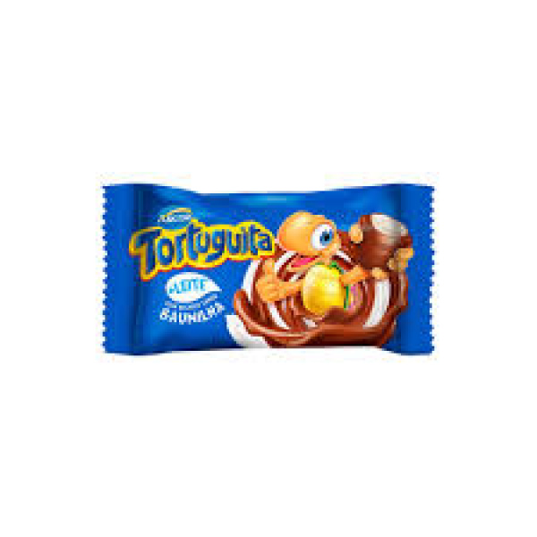 Tortuguita de Chocolate ao Leite Recheado com Baunilha / Milk Chocolate Tortuguita Filled with Vanilla ARCOR - 15.5g