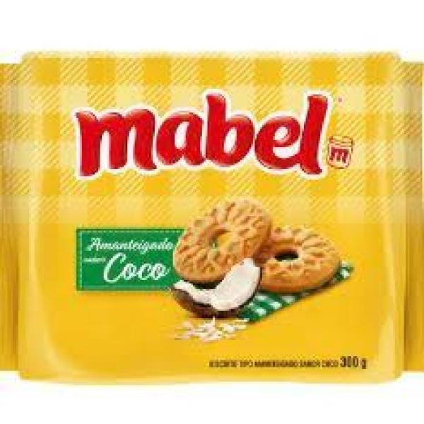 Biscoito Amanteigado de Coco / Coconut Butter Biscuit MABEL - 300g