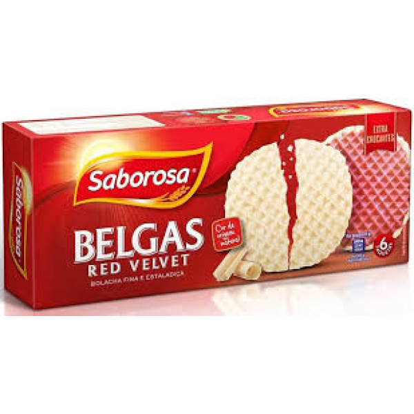 Bolachas de Red Velvet / Red Velvet Biscuit BELGAS - 198g