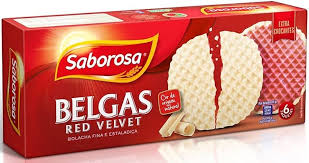 Bolachas de Red Velvet / Red Velvet Biscuit BELGAS - 198g