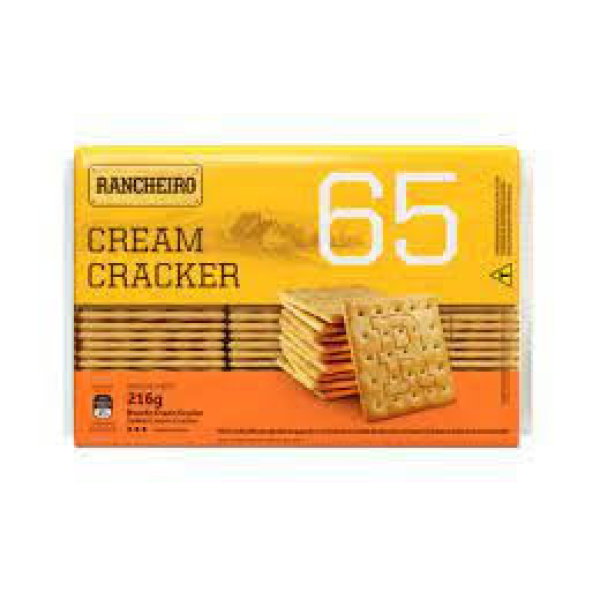 Biscoito Cream Cracker / Cream Cracker Biscuit RANCHEIRO - 216g