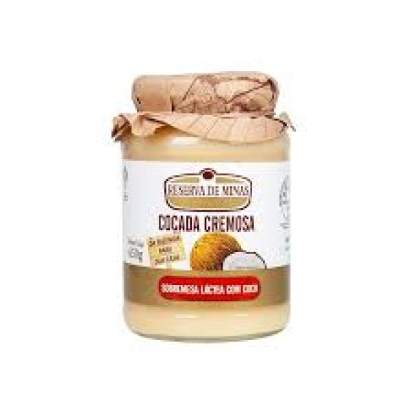 Cocada Branca Cremosa / White Creamy Coconut RESERVA DE MINAS - 650g