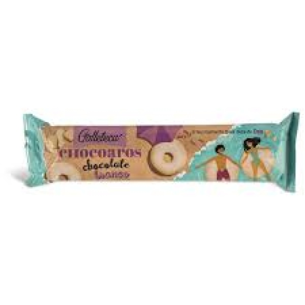 Biscoito de Chocolate Branco / White Chocolate Biscuit CHOCOAROS - 128g