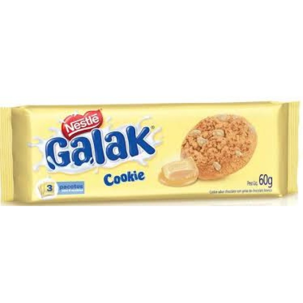 Biscoito com Gotas de Chocolate Branco / White Chocolate Chip Cookies NESTLÉ - 60g