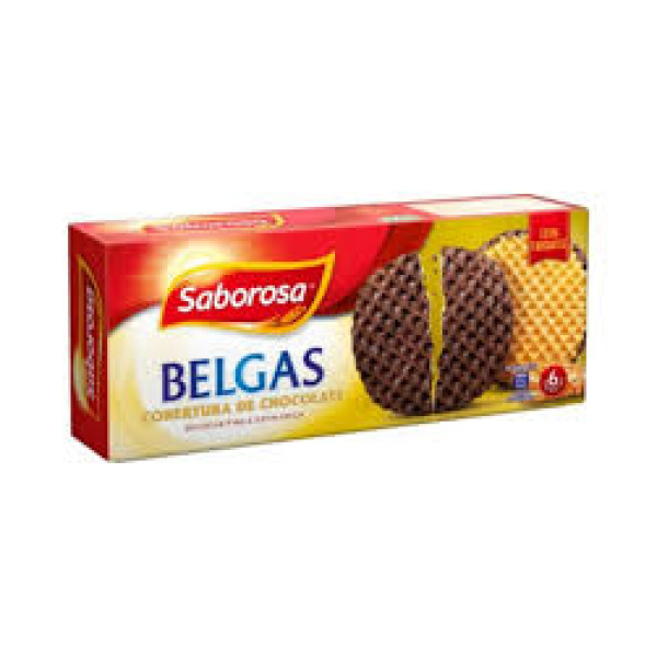 Bolachas com Chocolate / Chocolate Covered Biscuit BELGAS - 220g