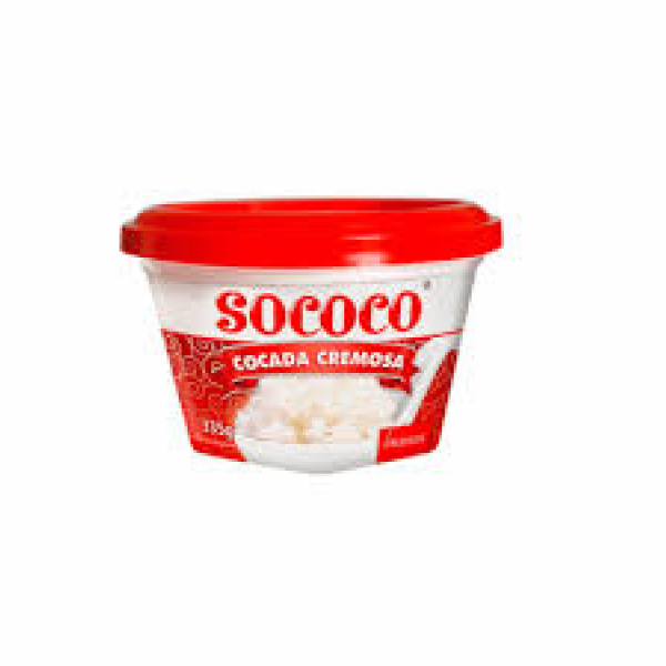 Cocada Branca Cremosa / White Creamy Coconut Spread SOCOCO - 335g
