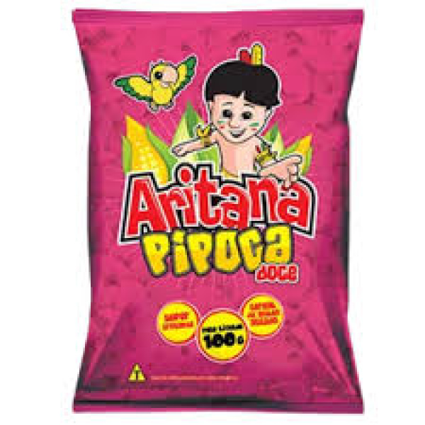 Pipoca Doce / Sweet Popcorn ARITANA - 40g
