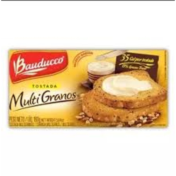 Torrada Multigrão / Multrigrain Toast BAUDUCCO - 142g