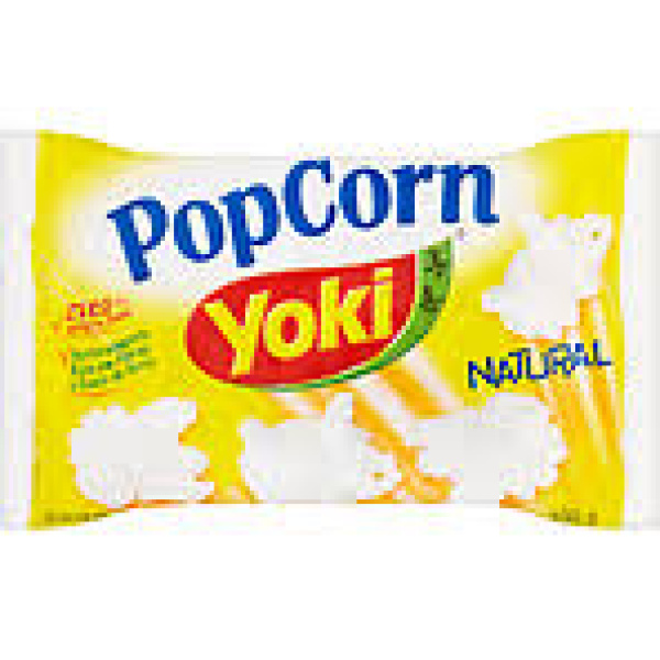 Pipoca para Microondas Natural / Microwave Natural Popcorn YOKI - 100g