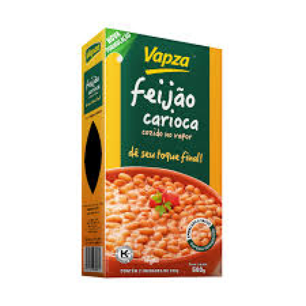 Feijão Carioca Cozido / Cooked Carioca Beans VAPZA - 500g