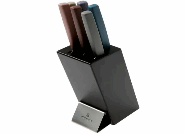 Victorinox Swiss Modern set de 6 couteaux couleurs mélangées, 6.7186.66
