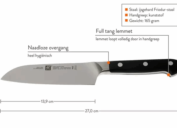 Zwilling Pro santoku, 38407-141