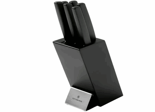 Victorinox Swiss Modern ensemble de 6 couteaux noir, 6.7186.63
