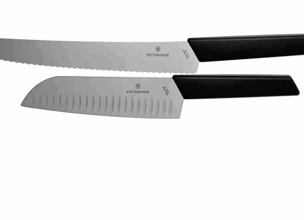 Victorinox Swiss Modern ensemble de couteaux en deux parties, noir