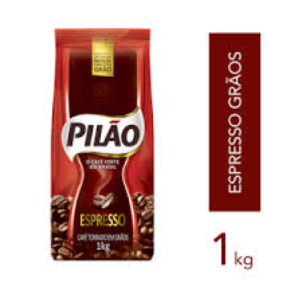 Café Torrado em Grãos / Toasted Coffee Beans PILÃO - 1Kg