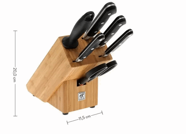 Zwilling 35621-004 Bloc à couteaux Professional S, 7 pièces
