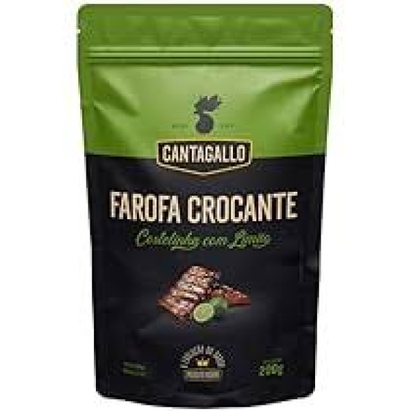 Farofa Crocante Costelinha com Limão / Crunchy Rib and Lemon Farofa CANTAGALLO - 200g