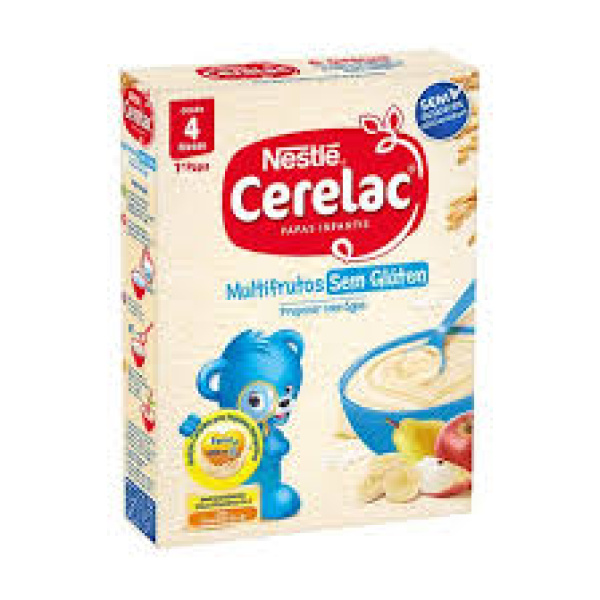 Cerelac Multifrutos sem Glúten / Cerelac Multifruits without Gluten NESTLÉ - 250g