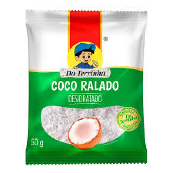 Coco Ralado Desidratado / Dehydrated Shredded Coconut DA TERRINHA - 100g