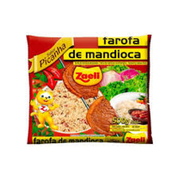 Farofa de Mandioca Sabor Picanha / Picanha Flavoured Cassava Farofa ZAELI - 500g