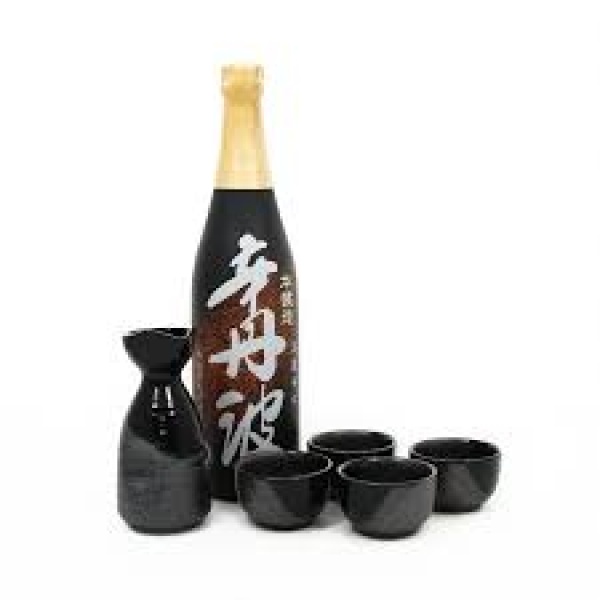 Sake Set With Large Ozeki Karatamba Sake