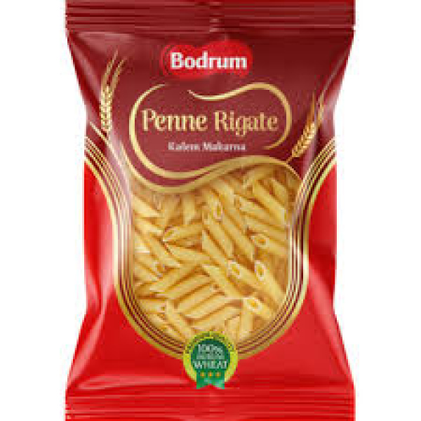 Massa Macarronete Riscado / Penne Rigate Pasta BODRUM - 500g