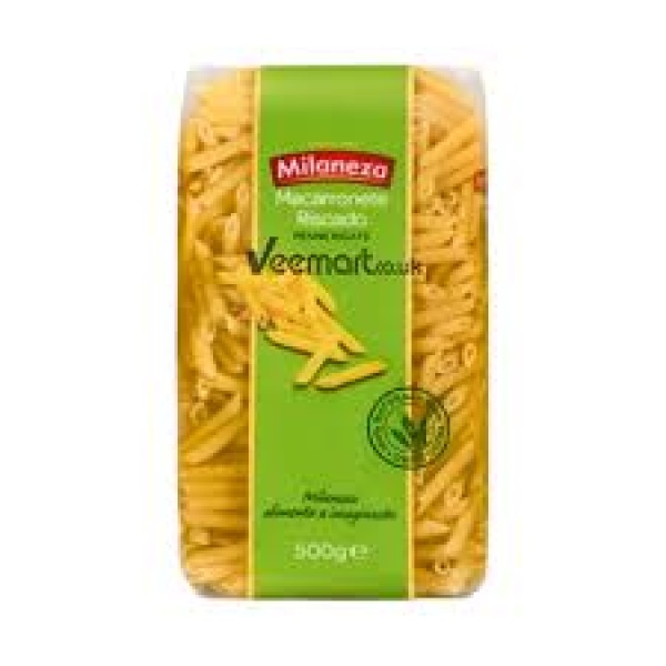 Massa Macarronete Riscado / Penne Rigate Pasta MILANEZA - 500g