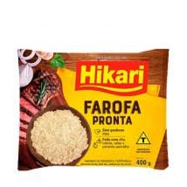 Farofa de Mandioca Temperada / Seasoned Cassava Farofa HIKARI - 400g