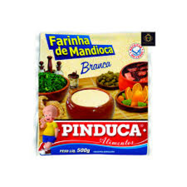 Farinha de Mandioca Branca / White Cassava Flour PINDUCA - 500g