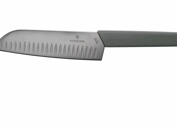 Santoku Victorinox Swiss Modern, vert olive