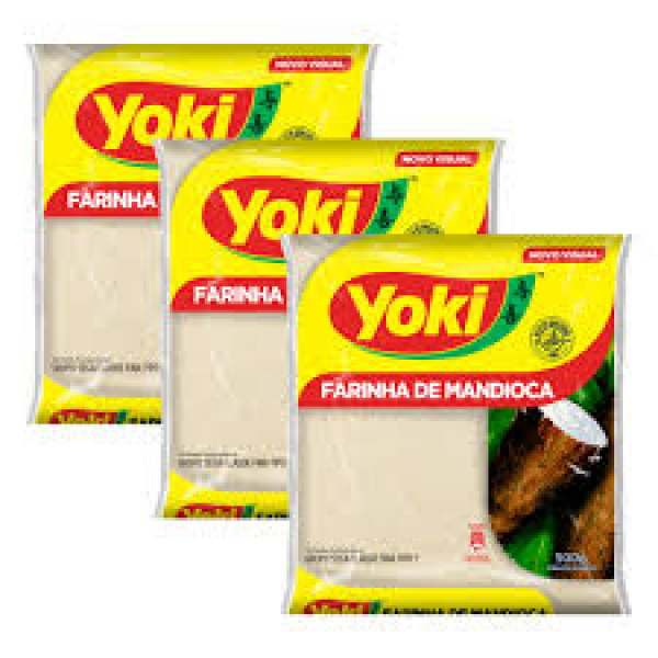 Farinha de Mandioca Crua / Cassava Flour YOKI - 500g