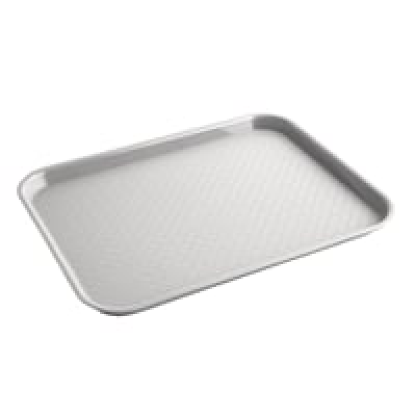 Plateau fast food en plastique Olympia Kristallon gris Garantie des meilleurs prix Si vous trouvez ce produit moins cher ailleurs, nous nous alignons sur le prix +5% de remise.  Appelez notre équipe au : 01 60 34 28 80 ou remplissez ce bref formulaire.