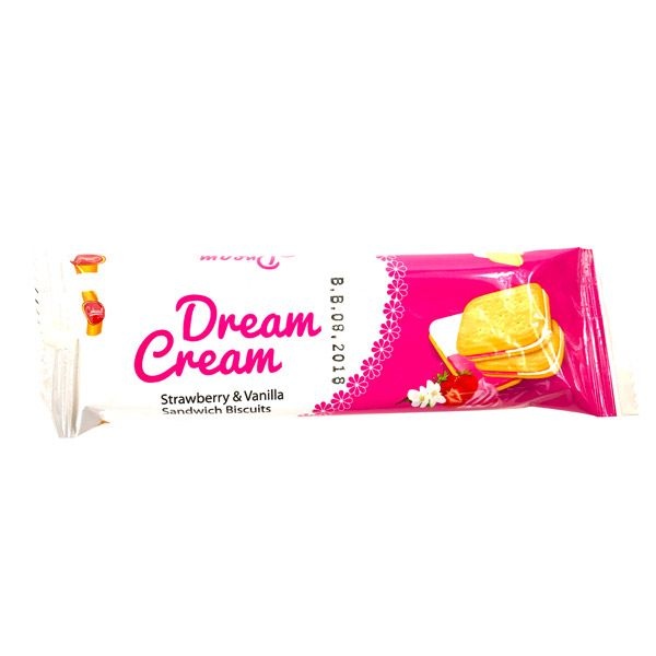 Dream Cream Strawberry & Vanilla Biscuits