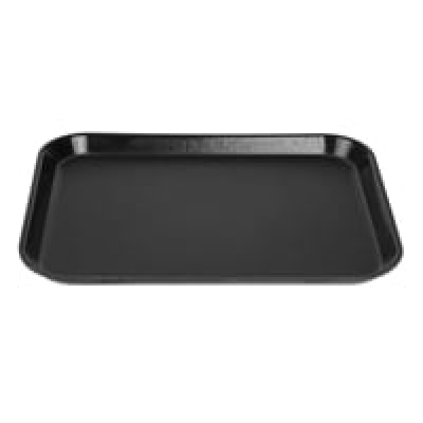 Plateau rectangulaire antidérapant en fibre de verre Cambro EpicTread noir 350mm