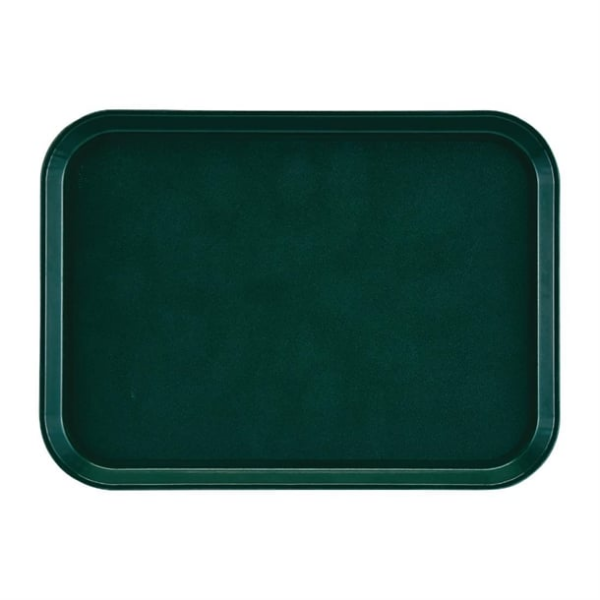 Plateau antidérapant rectangulaire en fibre de verre Cambro EpicTread vert 415 mm