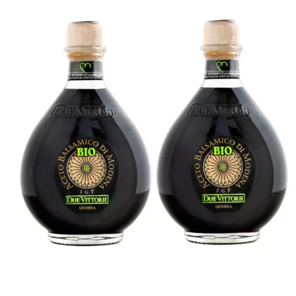 Duo Organic Balsamic Vinegar of Modena PGI Due Vittorie Oro 500 ml x 2