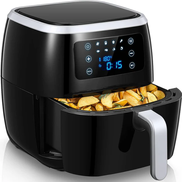 Friteuse Sans Huile de 6L 1800W noir Vendos85