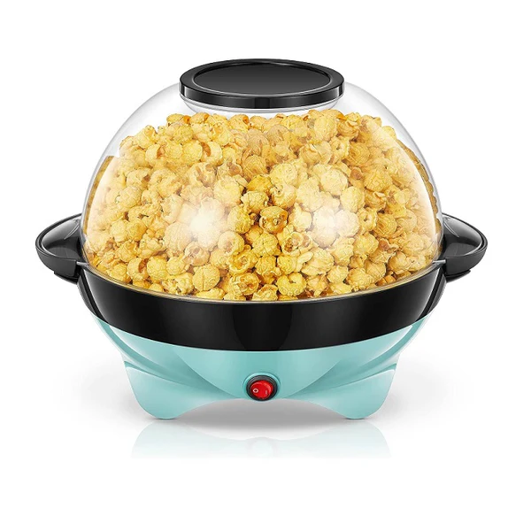 Machine a Pop Corn de 5,5L 800W bleu Vendos85