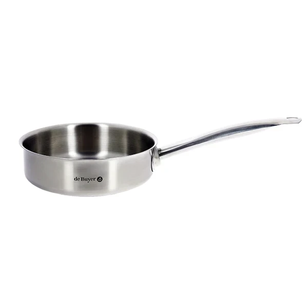 Sauteuse bord droit inox 24 cm Prim'Appety De Buyer